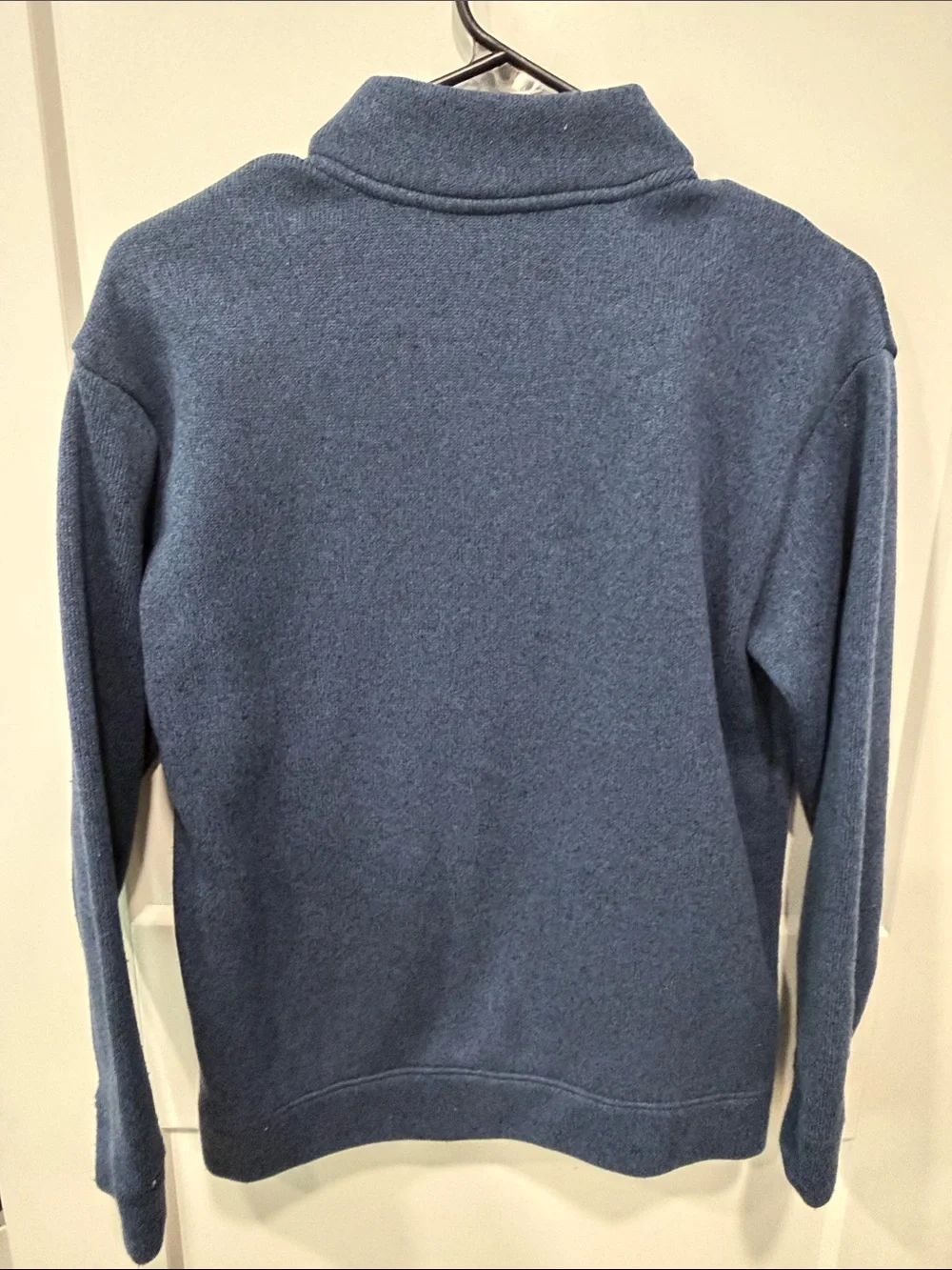 Youth Quarter-Zip Navy Sweater Pullover